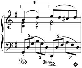Beethoven, from Sonata op. 31 in G major