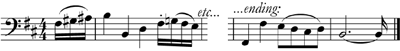 Unconventionally notated upbeats