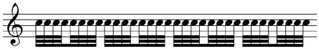 demisemiquaver subdivisions