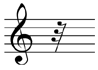 demisemiquaver rest