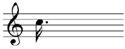 dotted semiquaver