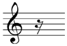 semiquaver rest