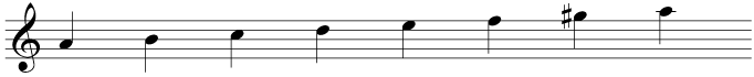 A harmonic minor