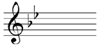 B flat major